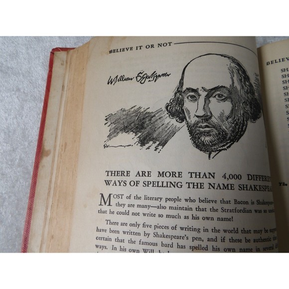 1934 Ripley's Big Book of Believe it or Not- Vintage - Oddities - Rare - Unusual - Picture 9 of 16